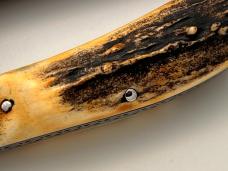 KROO CUSTOM LANNY'S CLIP BURNT STAG RWL 34 STEEL FILEWORK