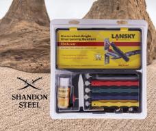 Lansky Deluxe 5-Stone Controlled-Angle Precision Knife Sharpening System - LKCLX