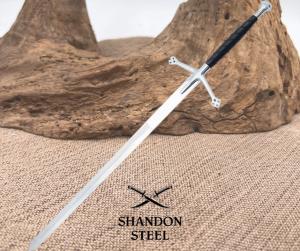 Claymore Sword Black - Unsharpened Stainless Blade Replica Pakistan PA1042BK-BRK