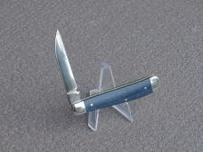 Case Mini Trapper Folding Knife 60511 Blue Denim Canvas Stainless Steel Blade - New