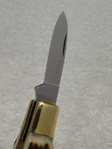 Browning Made In Germany Vintage Stag 3 Blade Stockman Knife (#32)