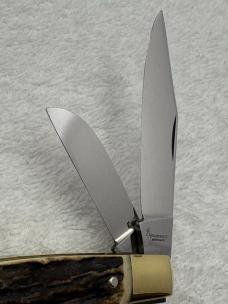 Browning Made In Germany Vintage Stag 3 Blade Stockman Knife (#32)