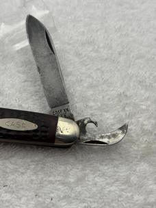 Case XX 1983 7 Dot 640045 R Vintage 4 Blade Camp Knife Good Used Condition (#53)