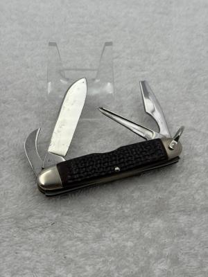 Case XX 1976 4 Dot 640045R Vintage 4 Blade Camp Knife Made In USA 25