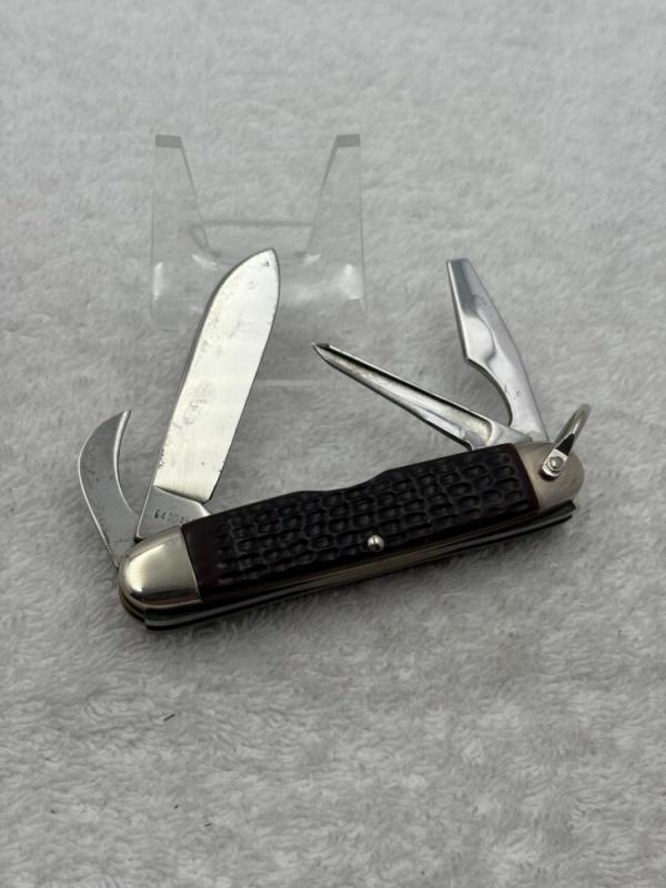 Case XX 1976 4 Dot 640045R Vintage 4 Blade Camp Knife Made In USA (#25)