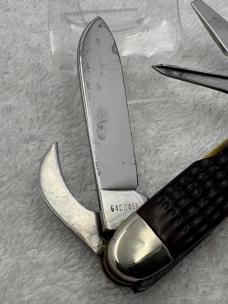 Case XX 1976 4 Dot 640045R Vintage 4 Blade Camp Knife Made In USA (#25)
