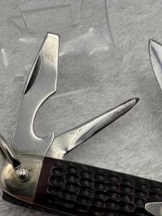 Case XX 1976 4 Dot 640045R Vintage 4 Blade Camp Knife Made In USA (#25)