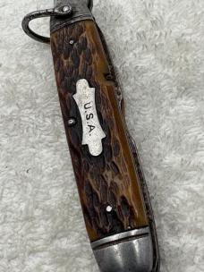 Camillus Cutlery Co Vintage 4 Blade Camp Knife Made In USA (#56)