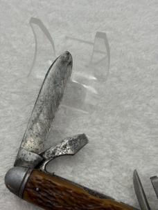 Camillus Cutlery Co Vintage 4 Blade Camp Knife Made In USA (#56)