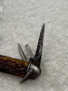 Camillus Cutlery Co Vintage 4 Blade Camp Knife Made In USA (#56)