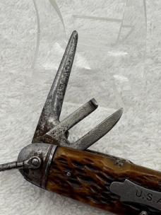 Camillus Cutlery Co Vintage 4 Blade Camp Knife Made In USA (#56)