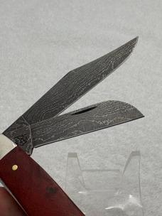 Case XX 2012 9 Dot 3 Blade Stockman #7347DAM With Damascus Blades Made In USA (#57)