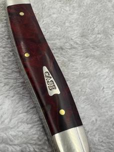 Case XX 2012 9 Dot 3 Blade Stockman #7347DAM With Damascus Blades Made In USA (#57)