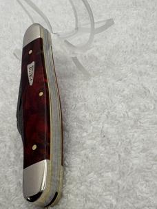 Case XX 2012 9 Dot 3 Blade Stockman #7347DAM With Damascus Blades Made In USA (#57)