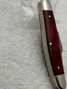 Case XX 2012 9 Dot 3 Blade Stockman #7347DAM With Damascus Blades Made In USA (#57)