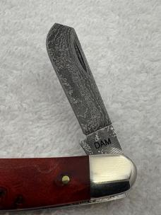 Case XX 2012 9 Dot 3 Blade Stockman #7347DAM With Damascus Blades Made In USA (#57)