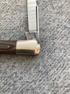 Antique ULSTER KNIFE CO., Swell-Center with Bar Shield, Whittler Pattern Pocket Knife