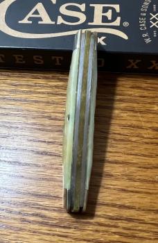 VINTAGE MID 1980'S CASE XX USA SS W64052 FOUR BLADE CONGRESS BONE HANDLES 