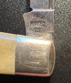 VINTAGE MID 1980'S CASE XX USA SS W64052 FOUR BLADE CONGRESS BONE HANDLES 