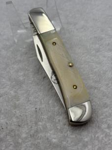 Parker Edwards Vintage Buffalo Skinner 1 Blade Large Trapper Made In USA (#10)