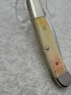 Parker Edwards Vintage Buffalo Skinner 1 Blade Large Trapper Made In USA (#10)