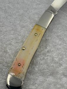 Parker Edwards Vintage Buffalo Skinner 1 Blade Large Trapper Made In USA (#10)