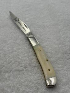 Parker Edwards Vintage Buffalo Skinner 1 Blade Large Trapper Made In USA (#10)