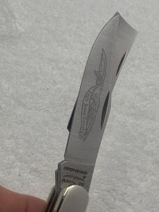 Parker Edwards Vintage Made In Alabama USA Eagle Brand Knives Large Trapper (#60)