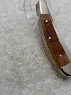 Parker Edwards Vintage Made In Alabama USA Eagle Brand Knives Large Trapper (#60)