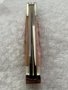Parker Edwards Vintage Made In Alabama USA Eagle Brand Knives Large Trapper (#60)