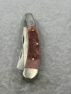 Parker Edwards Vintage Made In Alabama USA Eagle Brand Knives Large Trapper (#60)