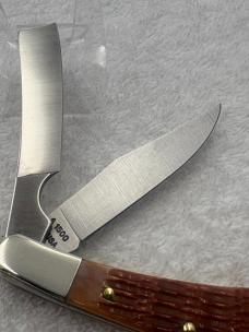 Parker Edwards Vintage Made In Alabama USA Eagle Brand Knives Large Trapper (#60)