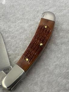 Parker Edwards Vintage Made In Alabama USA Eagle Brand Knives Large Trapper (#60)
