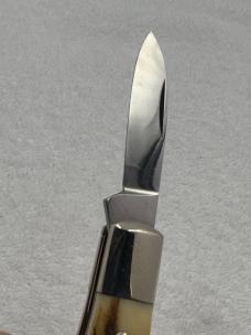 Browning Vintage Made In Germany Stag Handle 3 Blade Stockman (#58)