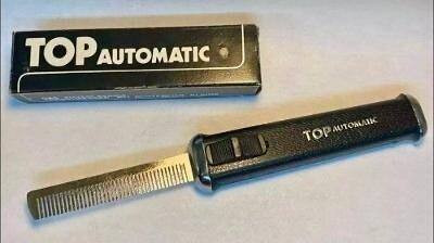 Vintage OTF Switchblade Comb, Original Box