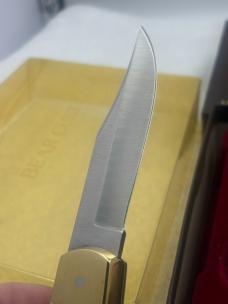 Schrade Cutlery Bear Cult Scrimshaw Knife Limited Edition USA Vintage And Rare