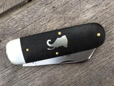 Great Eastern Cutlery 363122 Toe Nail Clipper Ebony Wood Elephant Shield