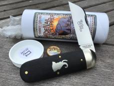 Great Eastern Cutlery 363122 Toe Nail Clipper Ebony Wood Elephant Shield