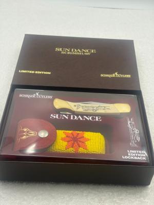 Schrade Cutlery Sundance Scrimshaw Knife USA Limited Edition Vintage Rare