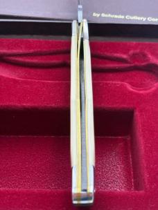 Schrade Cutlery Turtle Scrimshaw Knife USA Limited Edition Vintage Rare