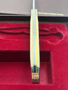 Schrade Cutlery Turtle Scrimshaw Knife USA Limited Edition Vintage Rare