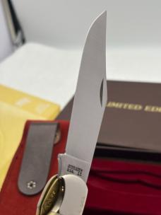 Schrade Cutlery Turtle Scrimshaw Knife USA Limited Edition Vintage Rare