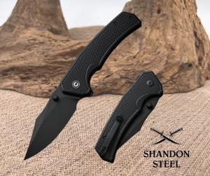 Civivi Knives Vexillum C23003D1 Black G10 Nitro-V Stainless Flipper Pocket Knife
