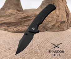 Civivi Knives Vexillum C23003D1 Black G10 Nitro-V Stainless Flipper Pocket Knife