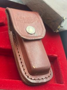 Schrade + 1782-1982 Limited Edition Bald Eagle Scrimshaw LB5 Lockback Hunter Made In USA Vintage