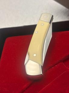 Schrade + 1782-1982 Limited Edition Bald Eagle Scrimshaw LB5 Lockback Hunter Made In USA Vintage