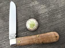 Great Eastern Cutlery 394124 Fiddleback Maple #157 Maple Leaf Shield 