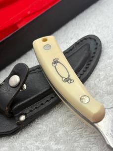 Schrade Sharpfinger Scrimshaw ( Mountain Lion) SC-502 New In Box