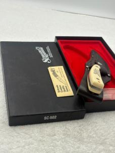 Schrade Sharpfinger Scrimshaw ( Mountain Lion) SC-502 New In Box