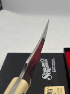 Schrade Sharpfinger Scrimshaw ( Mountain Lion) SC-502 New In Box